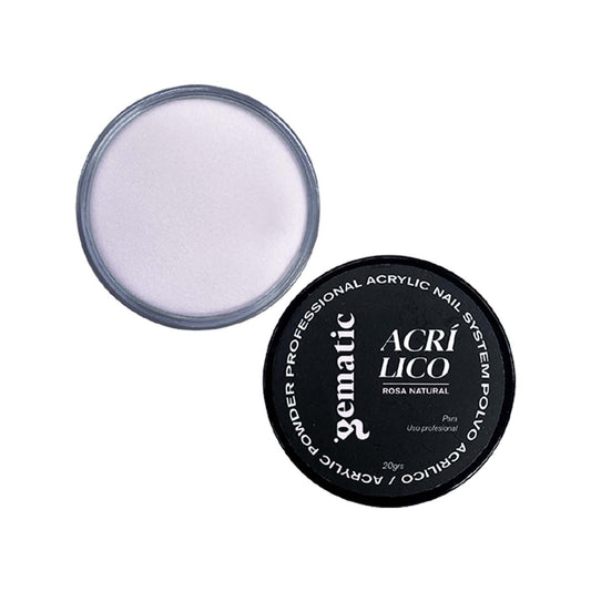Acrilico De Uñas Gematic Rosa Natural