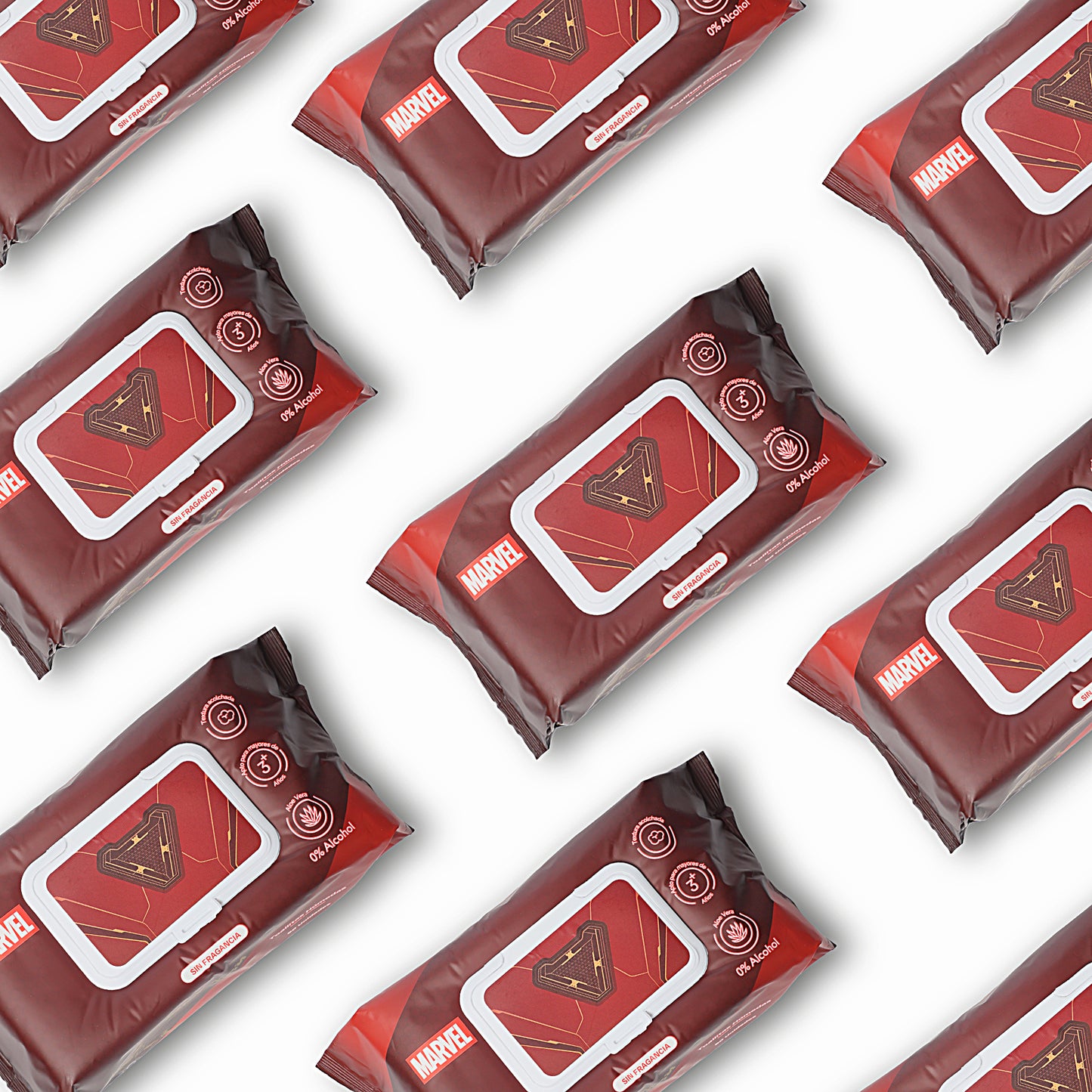 Pack x 6 Pañitos Húmedos Marvel Cosmos Iron Man